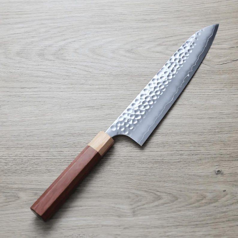 加藤義實 丸鎚目 牛刀 240mm<br>SG2粉末HSS鋼