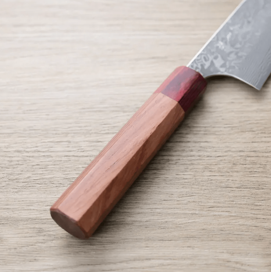 加藤義實 文化 170mm SG2粉末HSS鋼 鎳染大馬士革 (2) 加藤義實 文化 170mm SG2粉末HSS鋼 鎳染大馬士革