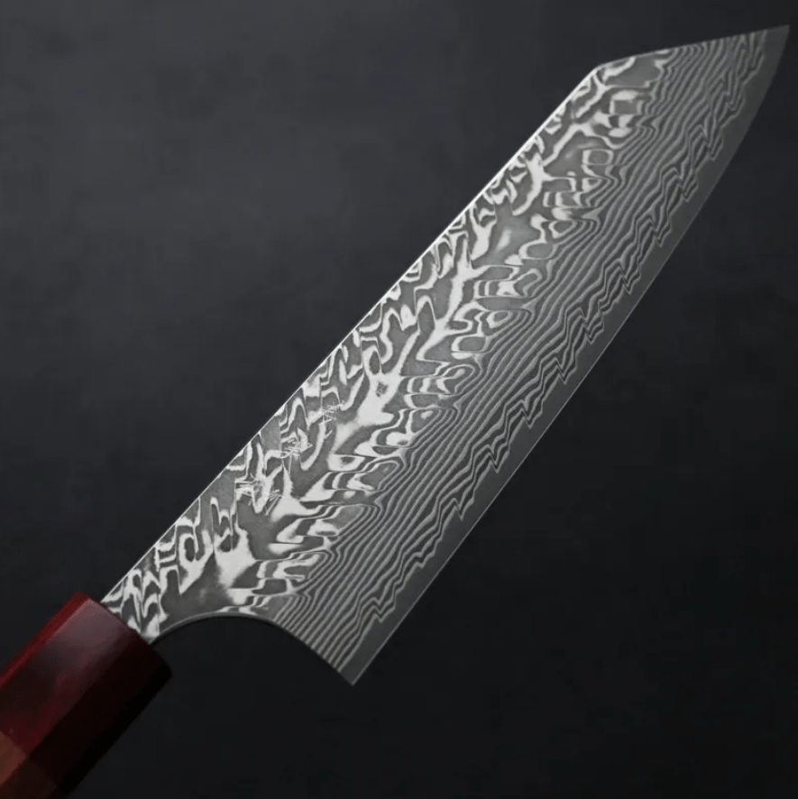 加藤義實 文化 170mm SG2粉末HSS鋼 鎳染大馬士革 (3) 加藤義實 文化 170mm SG2粉末HSS鋼 鎳染大馬士革