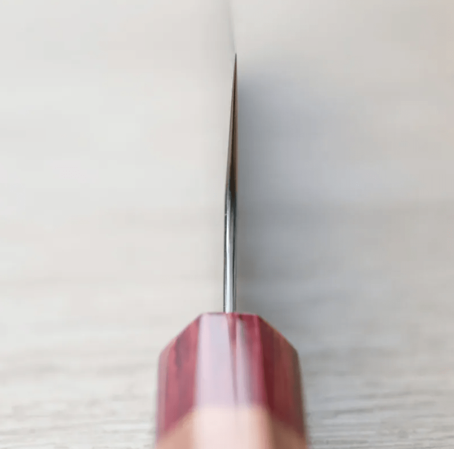 加藤義實 文化 170mm SG2粉末HSS鋼 鎳染大馬士革 (5) 加藤義實 文化 170mm SG2粉末HSS鋼 鎳染大馬士革