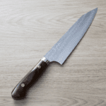 加藤義實 水波 切付牛刀 210mm<br>SG2粉末HSS鋼 沙漠鐵木