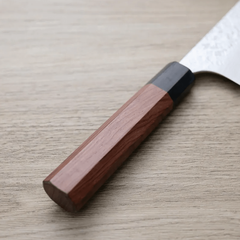 加藤義實 牛刀 210mm VG10鋼<br>鍛造/大馬士革