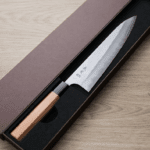 加藤義實 牛刀 240mm 銀三鋼<br>鍛造/梨地