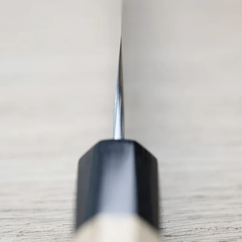 加藤義實 蔬果刀 120mm VG10鋼<br>鍛造/大馬士革