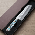 加藤義實 角鎚目 文化刀 170mm<br>SG2粉末HSS鋼 螺鈿柄