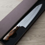 加藤義實 角鎚目 牛刀 210mm<br>SG2粉末HSS鋼 沙漠鐵木