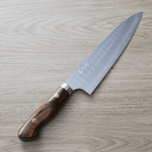 加藤義實 角鎚目 牛刀 210mm<br>SG2粉末HSS鋼 沙漠鐵木