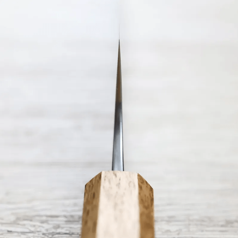 安立打刃物 牛刀 210mm<br>VG10 大馬士革 和柄