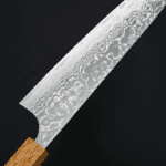 安立打刃物 牛刀 210mm<br>VG10 大馬士革 和柄