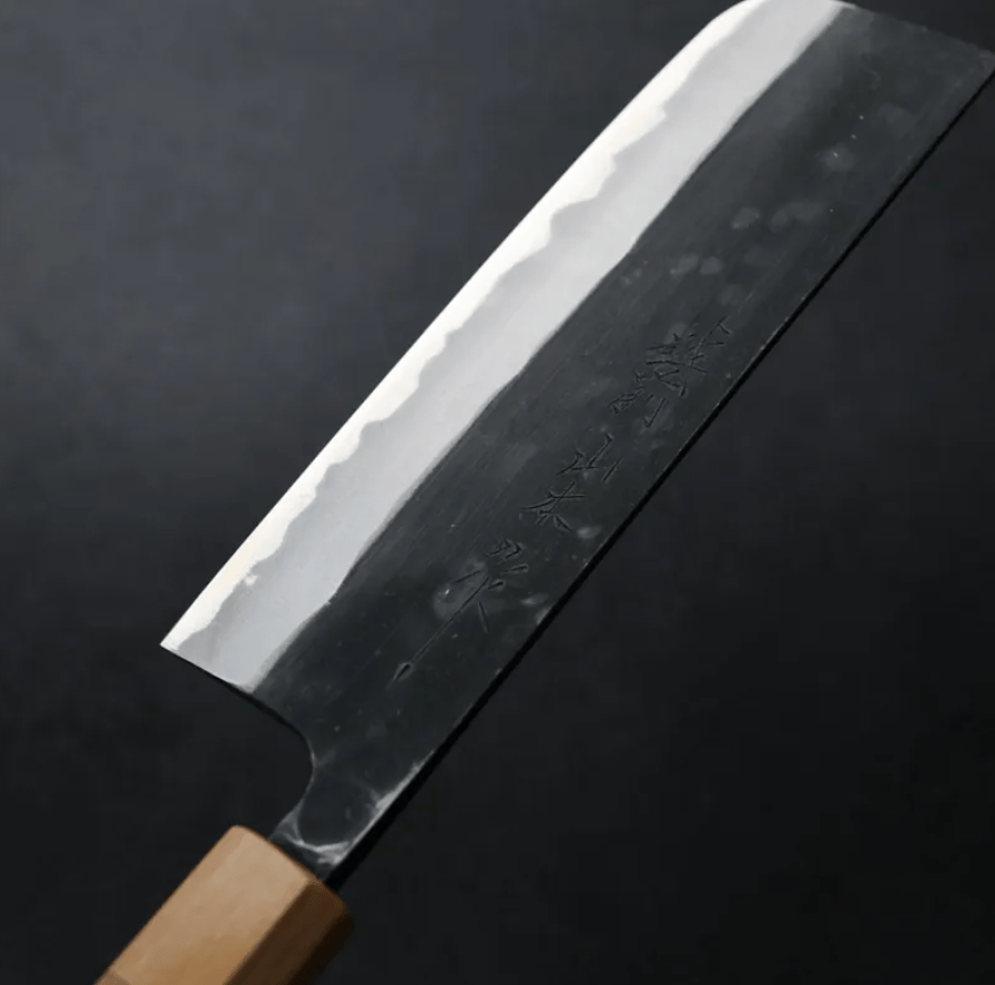 山本打刃物 菜切 165mm 青紙鋼 黑打