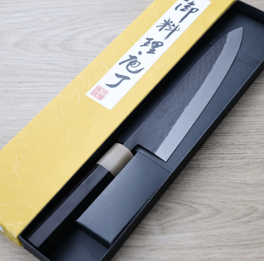 忠房 牛刀 210mm SLD鋼 黑打 (2) 忠房 牛刀 210mm SLD鋼 黑打