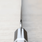 田所真琴 牛刀 210mm 銀三鋼 黑打鎚目 (4) 田所真琴 牛刀 210mm 銀三鋼 黑打鎚目