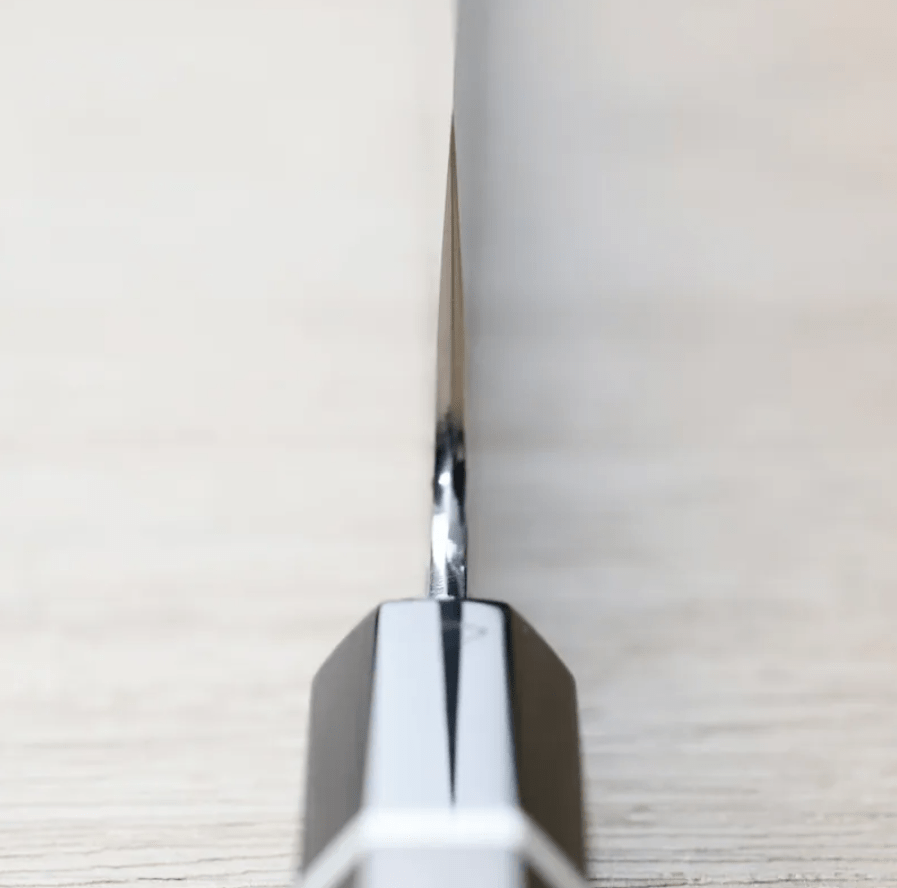 田所真琴 牛刀 210mm 銀三鋼 黑打鎚目 (4) 田所真琴 牛刀 210mm 銀三鋼 黑打鎚目