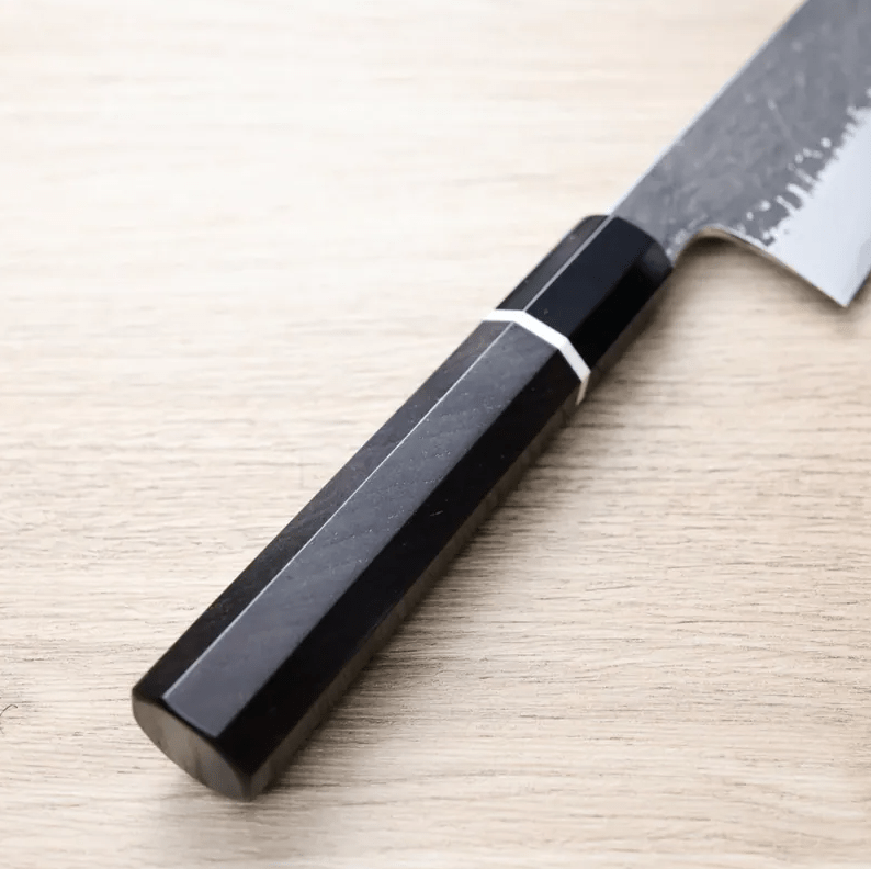 田所真琴 牛刀 240mm 銀三鋼 黑打鎚目 (3) 田所真琴 牛刀 240mm 銀三鋼 黑打鎚目