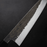 田所真琴 牛刀 240mm 銀三鋼 黑打鎚目 (5) 田所真琴 牛刀 240mm 銀三鋼 黑打鎚目