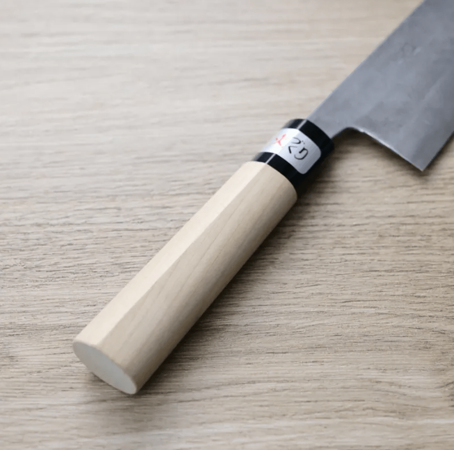 藤原照康 梨地 牛刀 210mm<br>白紙1號鋼