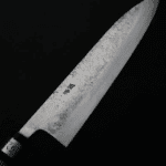 藤原照康 梨地 牛刀 210mm<br>白紙1號鋼