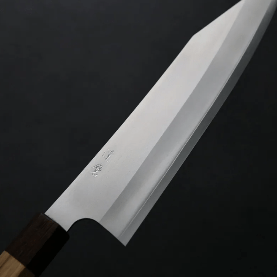 達磨刃物 古川晃裕 牛刀 210mm 銀三鋼 梨地大馬士革 (5) 達磨刃物 古川晃裕 牛刀 210mm<br>銀三鋼 梨地大馬士革