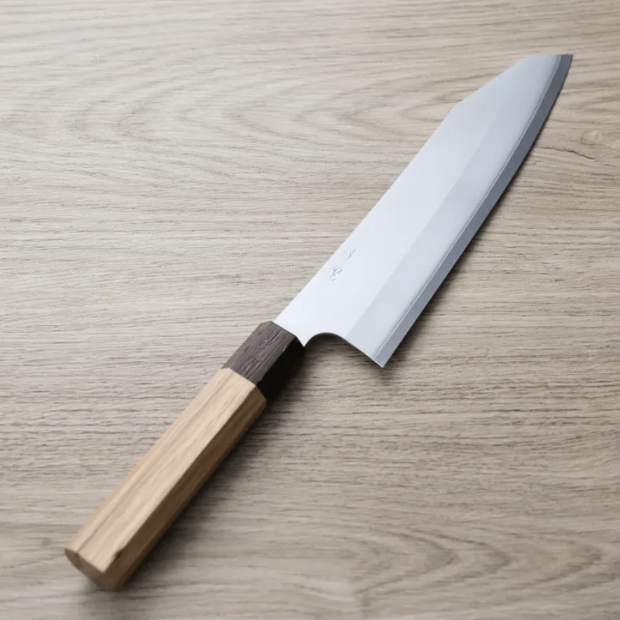 達磨刃物 古川晃裕 牛刀 210mm 銀三鋼 梨地大馬士革 達磨刃物 古川晃裕 牛刀 210mm<br>銀三鋼 梨地大馬士革