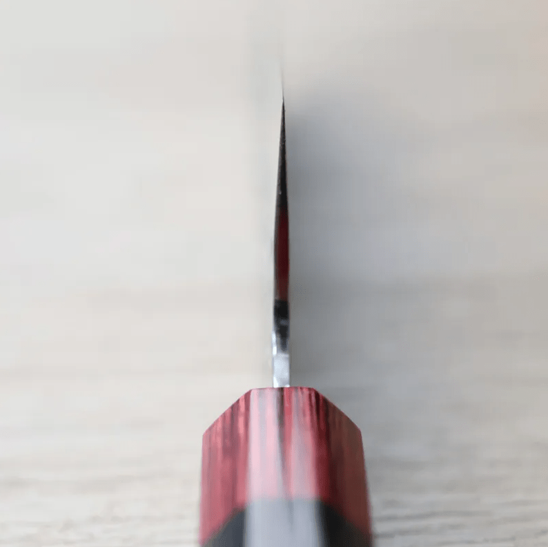 黑崎真 火炎 三德刀 170mm <br>無芯鋼 大馬士革