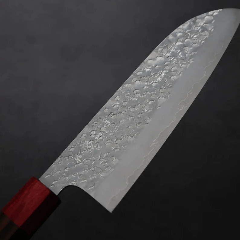 黑崎真 火炎 三德刀 170mm <br>無芯鋼 大馬士革