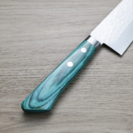 增谷訓生 牛刀 180mm VG1鋼 鎚目 綠柄