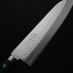 增谷訓生 牛刀 180mm VG1鋼 鎚目 綠柄