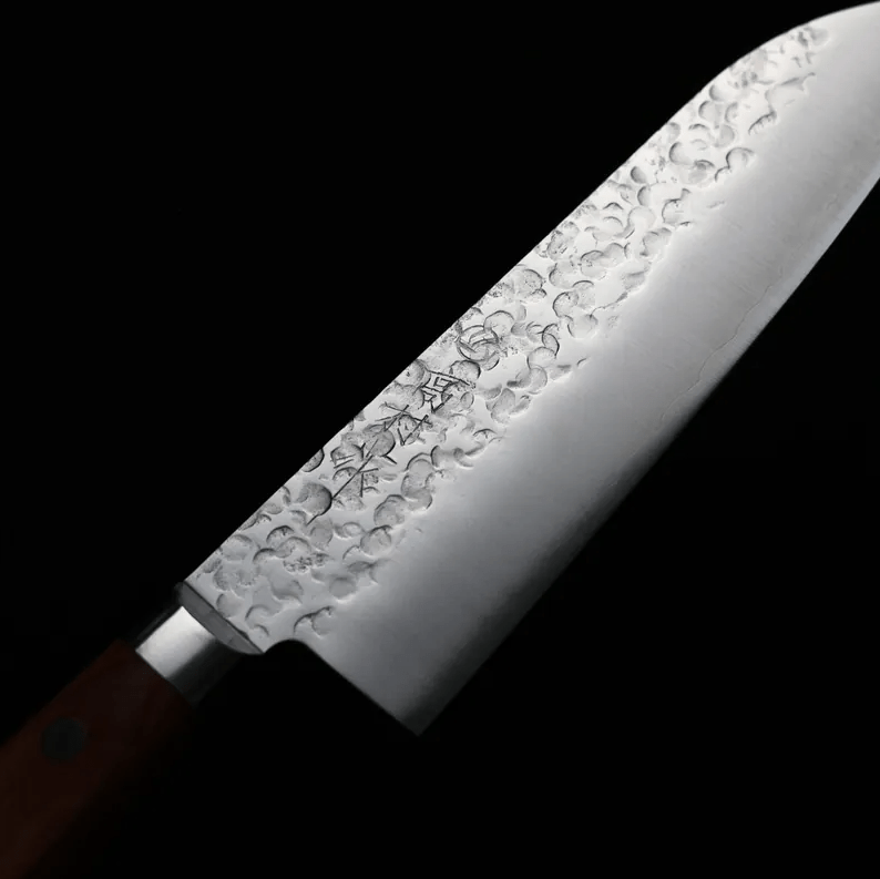 高村刃物 三德刀 170mm Chromax 鎚目