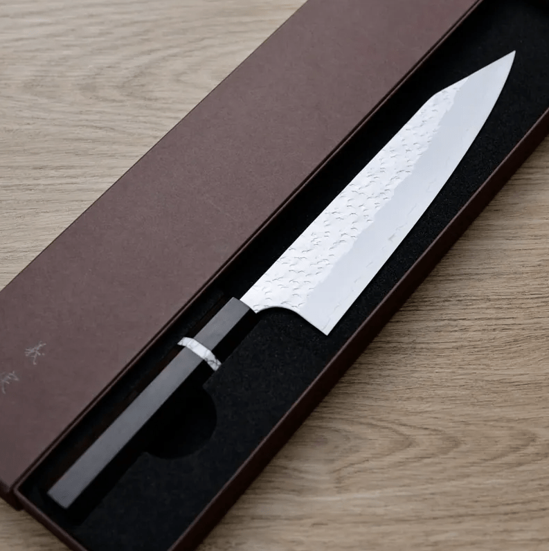 加藤義實 冰 切付牛刀 210mm SG2粉末HSS鋼 (2) 加藤義實 冰 切付牛刀<br>210mm SG2粉末HSS鋼