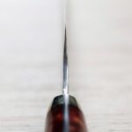 二唐刃物 牛刀 240mm <br>SG2粉末HSS鋼 磨鎚目 壓克力柄