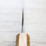 安立打刃物 牛刀 210mm<br>VG10 大馬士革 和柄