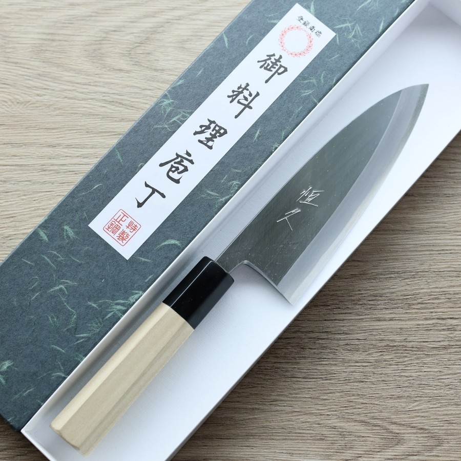 恆久 出刃 150mm 白紙鋼/附刀鞘