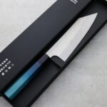 藍包丁x二唐刃物 文化 165mm SG Strix粉末HSS鋼 鎚目大馬士革