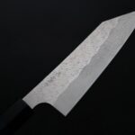 藍包丁x二唐刃物 文化 165mm SG Strix粉末HSS鋼 鎚目大馬士革