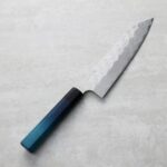 藍包丁x二唐刃物 牛刀 210mm SG Strix粉末HSS鋼 鎚目大馬士革