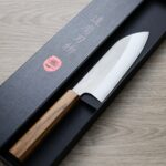 達磨刃物 古川晃裕  三德刀 165mm 梨地大馬士革
