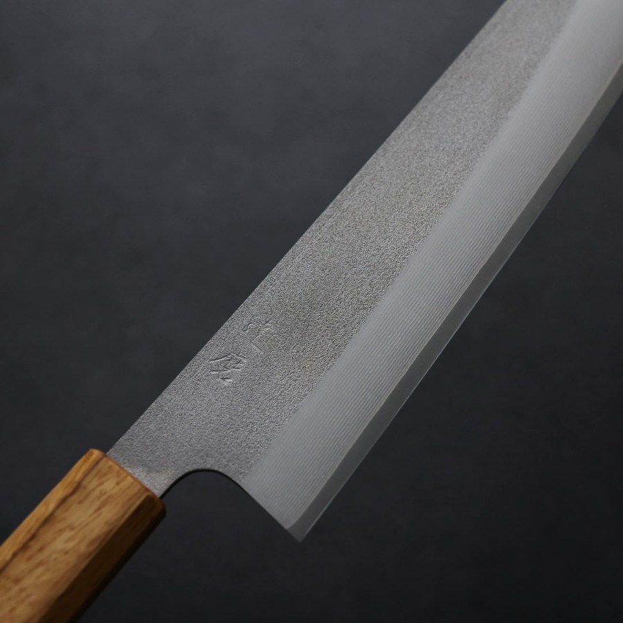 達磨刃物 古川晃裕  牛刀 240mm 梨地大馬士革