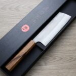 達磨刃物 古川晃裕  菜切 165mm 梨地大馬士革
