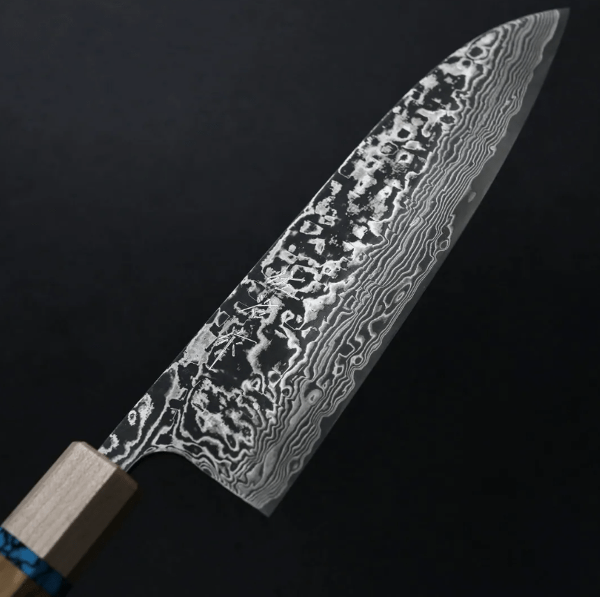 佐治武士 三德 180mm R2粉末HSS鋼 大馬士革 (5) 佐治武士 三德 180mm R2粉末HSS鋼 大馬士革