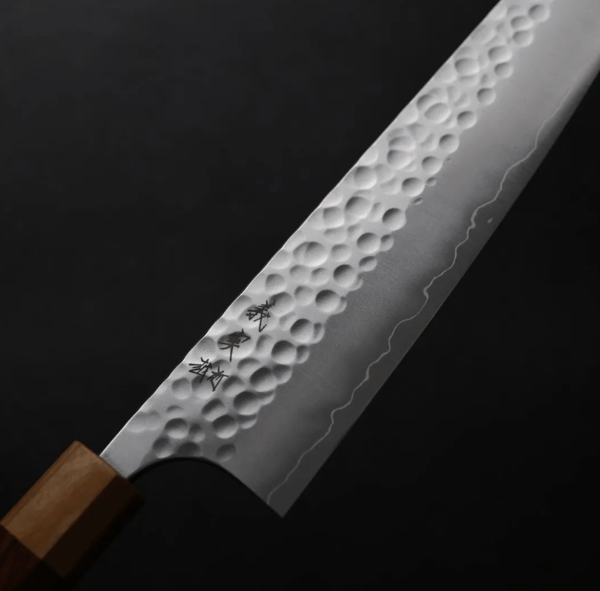 加藤義實 丸鎚目 切付牛刀 240mm SG2粉末HSS鋼 (5) 加藤義實 丸鎚目 切付牛刀 240mm<br>SG2粉末HSS鋼