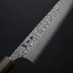 加藤義實 切付牛刀 210mm SG2粉末HSS鋼 鎳染大馬士革 (5) 加藤義實 切付牛刀 210mm <br>SG2粉末HSS鋼 鎳染大馬士革