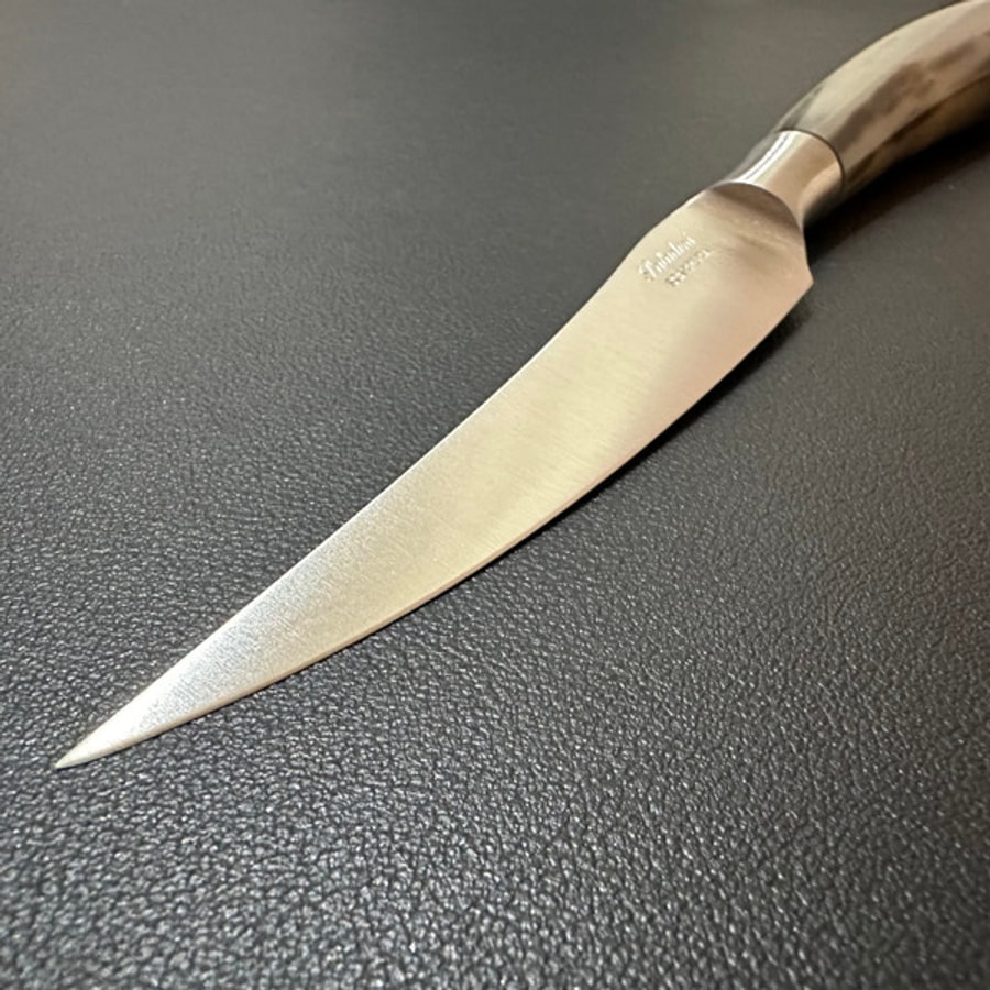 4001c-8 SALADINI 義大利手工牛排刀 105mm 天然白牛角握柄 象牙米白色樹酯