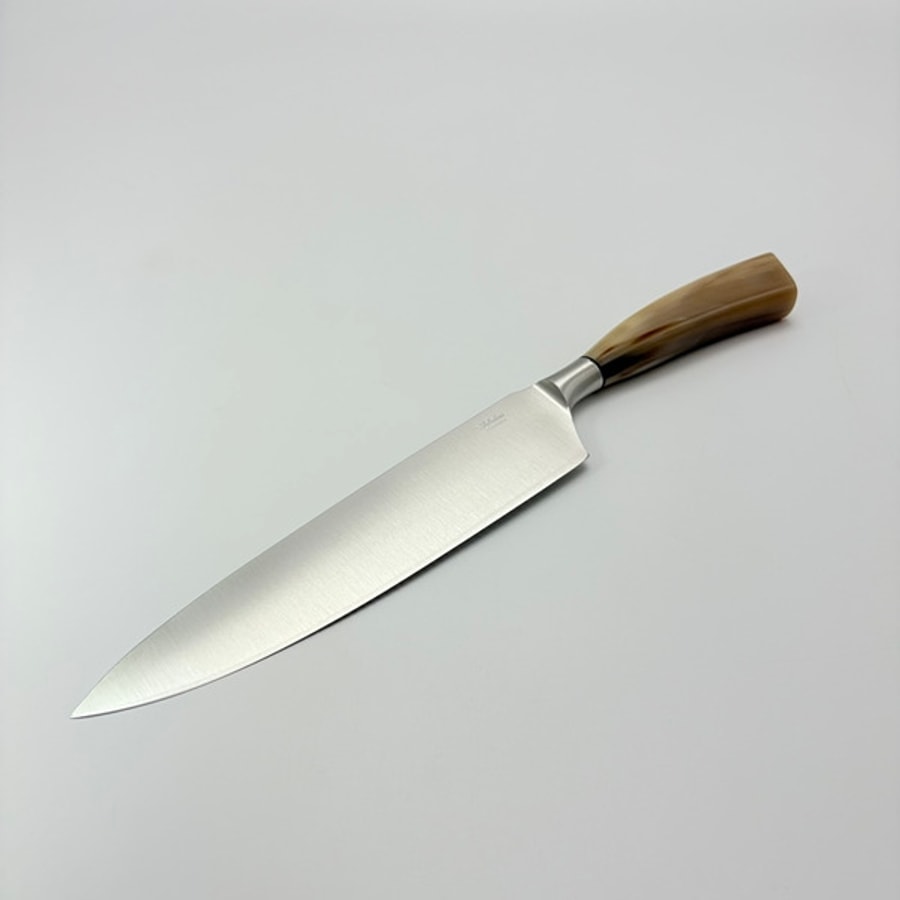 5004c-6 SALADINI 頂級手工白牛角手柄主廚刀200mm 主廚刀 手工刀 白牛角