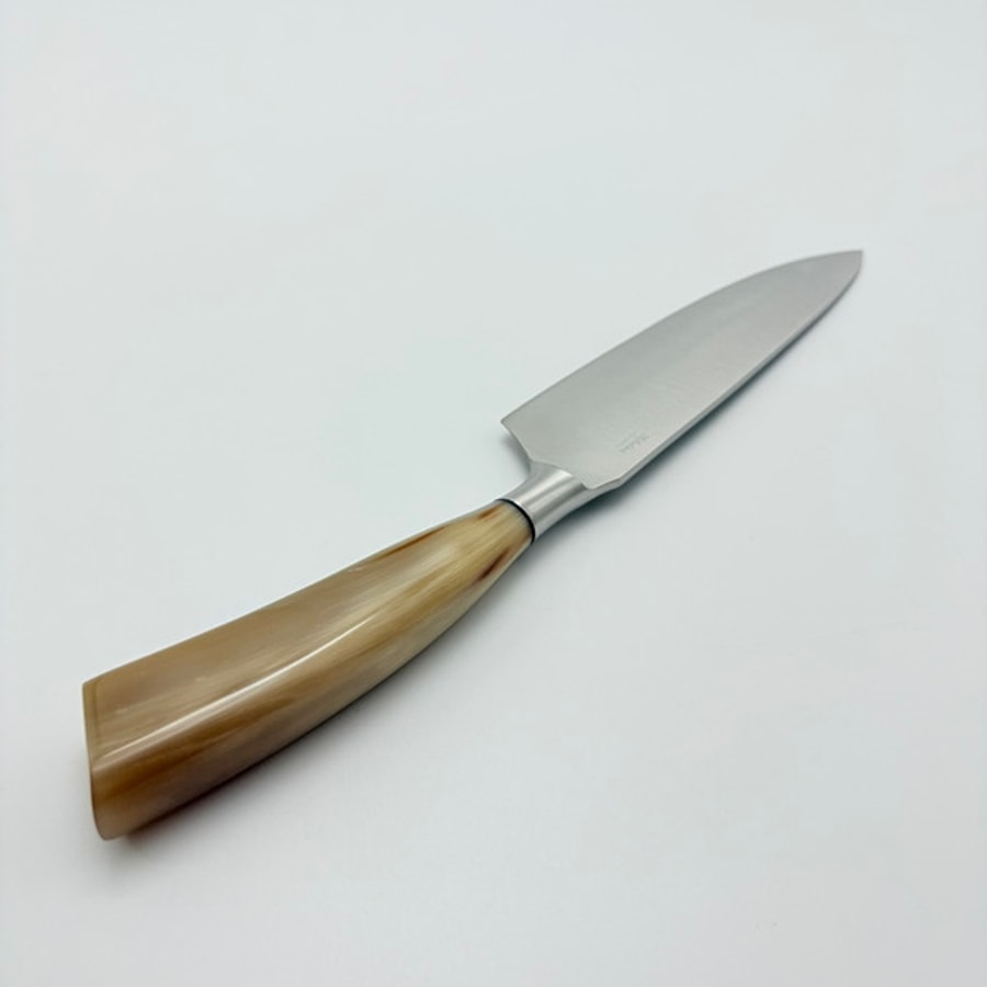 5004c5004rb-5 SALADINI 義大利手工主廚刀 200mm 白牛角/仿白牛角色象牙白色樹脂 不鏽鋼廚房料理刀