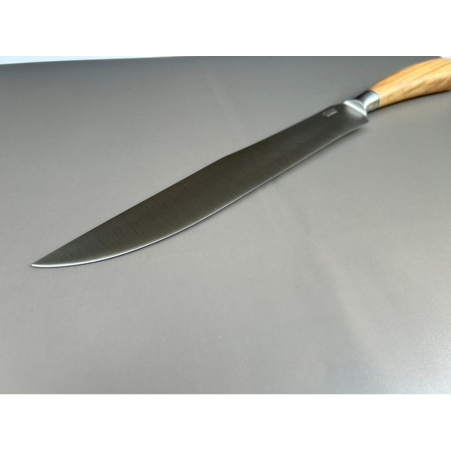 5005o-2 SALADINI 義大利手工切肉刀 230mm 天然橄欖木握柄 鐵板燒刀