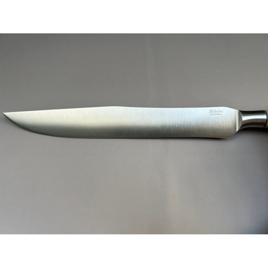 5005o-4 SALADINI 義大利手工切肉刀 230mm 天然橄欖木握柄 鐵板燒刀