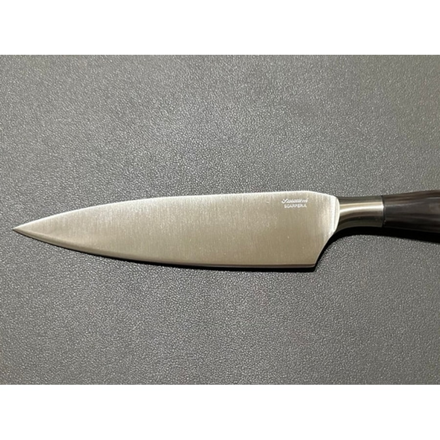 5009b-7 SALADINI 義大利手工主廚刀 160mm 天然水牛角握柄 不鏽鋼廚房料理刀