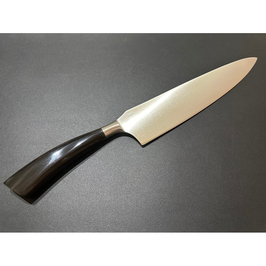 5014b-3 SALADINI 義大利手工主廚刀 250mm 天然水牛角握柄 不鏽鋼廚房料理刀