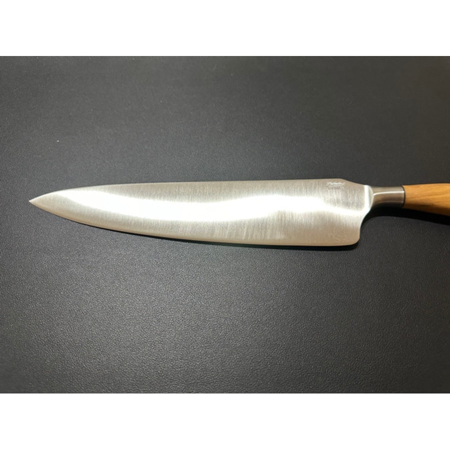 5014o-4 SALADINI 義大利手工主廚刀 250mm 天然橄欖木握柄 胡桃木握柄 不鏽鋼廚房料理刀