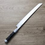 中川打刃物 曲背先丸 330mm<br>銀三鋼
